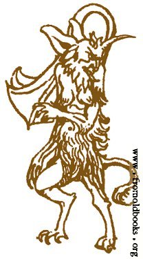 Drawing of a satyr